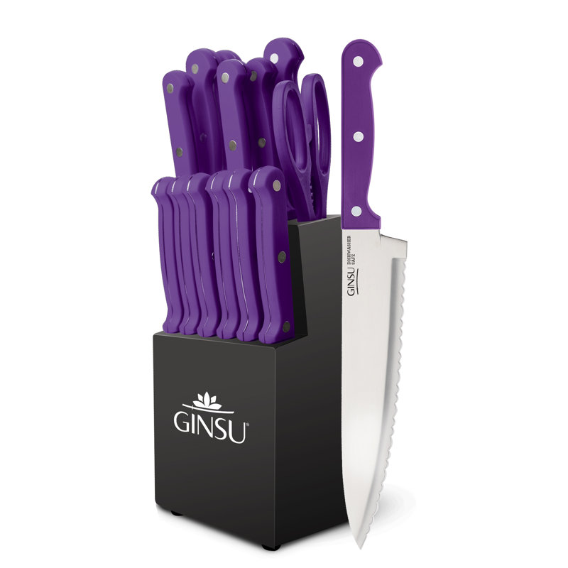 ginsu knife block set